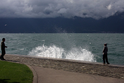 Waves in Vevey