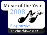 Blog carnival Music of the Year 2008