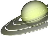 Saturn-Zeichnung