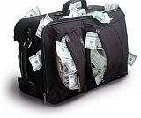 money suitcase